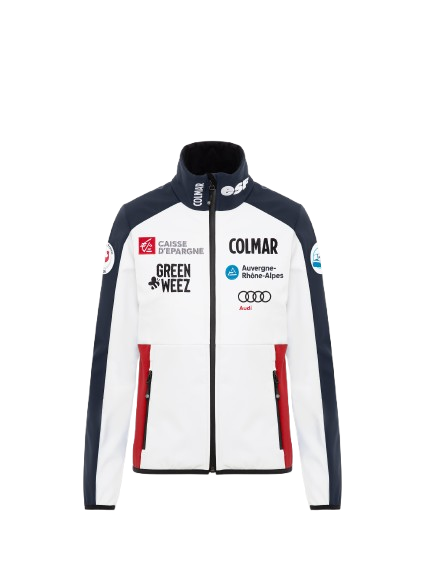Women's softshell Colmar Replica Softshell Jacket White/Navy/Bright Red - 2025/26