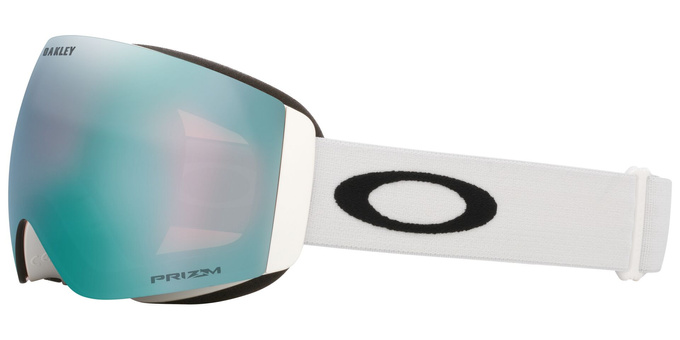 Goggles Oakley Flight Deck Pro M Matte White/Prizm Snow Sapphire Iridium + Additional lens Prizm Snow Iced Iridium - 2025/26