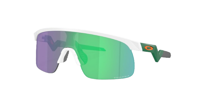Sonnenbrille Oakley Resistor Matte White Frame/Prizm Jade Lenses