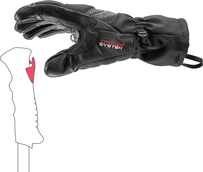 Handschuhe LEKI Griffin Base 3D Women Black - 2025/26