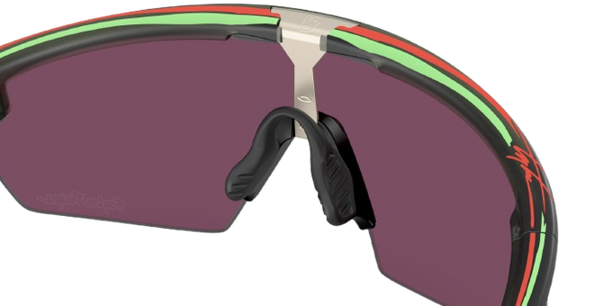 Sunglasses OAKLEY Sphaera Troy Lee Designs Mette Olive Ink Frame/Prizm Road Black Lenses