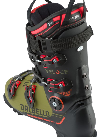 Skischuhe Dalbello Veloce 120 MV Black/Olive - 2025/26