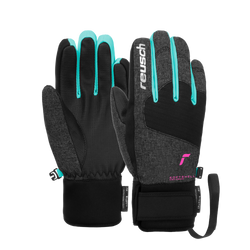 Handschuhe Reusch Simon R-TEX XT Junior Black Melange/Bachelor Button/Knockout Pink - 2024/25