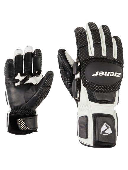 Gloves Ziener Gatos PR Glove Race Black - 2024/25
