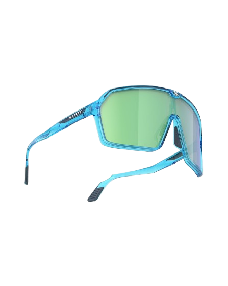 Sunglasses Rudy Project SPINSHIELD Crystal Azur/Multilaser Green