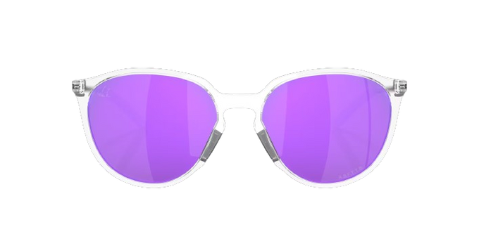 Sunglasses OAKLEY Sielo Mikaela Shiffrin Signature Series Prizm Violet Lenses / Polished Chrome Frame