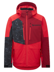 Ski jacket Ziener Trivor Man Padded Red Black Foggy Print - 2024/25