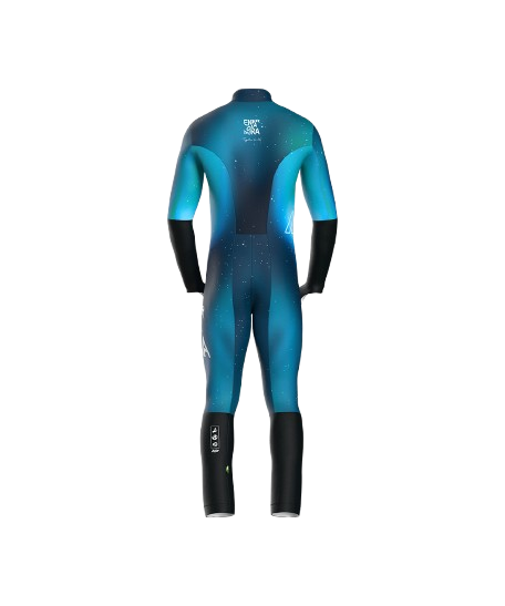Race Suit Energiapura Junior/Aurora Blue (insulated, light padded) - 2025/26