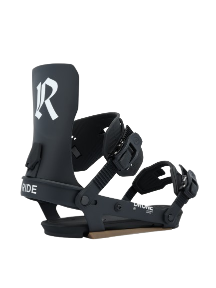 Snowboard Bindings Ride Drone Mens Black - 2025/26