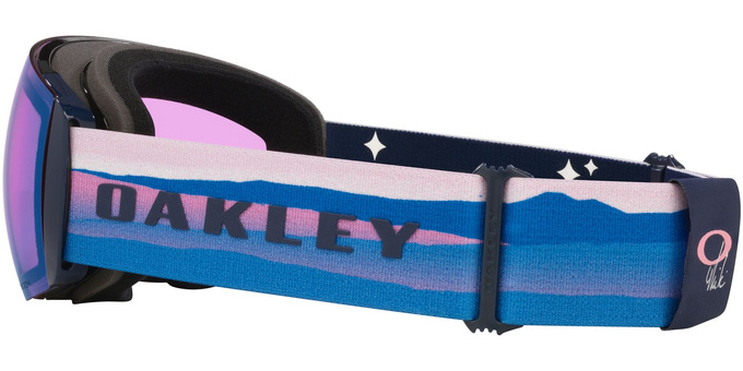 Goggles Oakley Flight Deck Pro L Mikaela Shiffrin Sig/Prizm Snow Iced Iridium + Additional lens Prizm Snow Sapphire Iridium - 2025/26