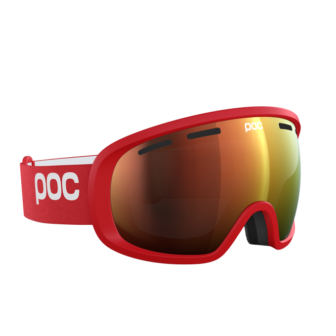Skibrille POC Fovea Prismane Red/Partly Sunny Orange - 2025/26