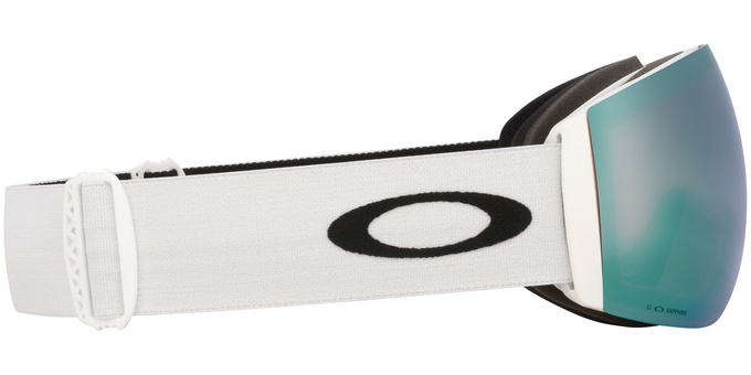 Brille Oakley Flight Deck Pro L Matte White/Prizm Snow Sapphire Iridium + Additional lens Prizm Snow Iced Iridium - 2025/26