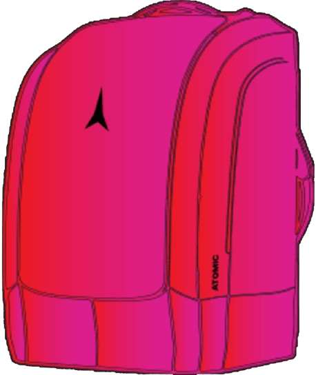 Backpack Atomic Redster Pack 100l Red Tension - 2025/26