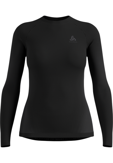 Thermoaktives T-Shirt Odlo Perfomance Warm BL Top Crew Neck L/S Woman Black - 2025/26