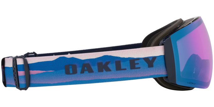 Goggles Oakley Flight Deck Pro M Mikaela Shiffrin Sig/Prizm Snow Iced Iridium + Additional lens Prizm Snow Sapphire Iridium - 2025/26