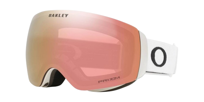 Brille Oakley Flight Deck M Matte White/Prizm Rose Gold - 2025/26