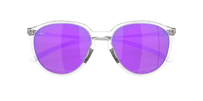 Sunglasses OAKLEY Sielo Mikaela Shiffrin Signature Series Prizm Violet Lenses / Polished Chrome Frame