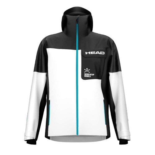 Skijacke HEAD Race Nova Jacket Men Black/White - 2025/26
