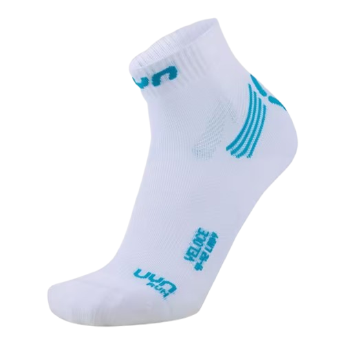 Laufsocken UYN Run Veloce Woman White/Turquoise