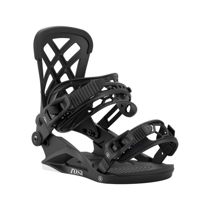 Snowboard Bindings Union Rosa Black (Woman) - 2025/26