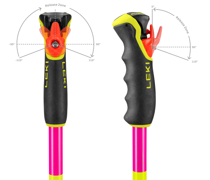 Skistöcke LEKI Spitfire Vario 3D Pink - 2025/26