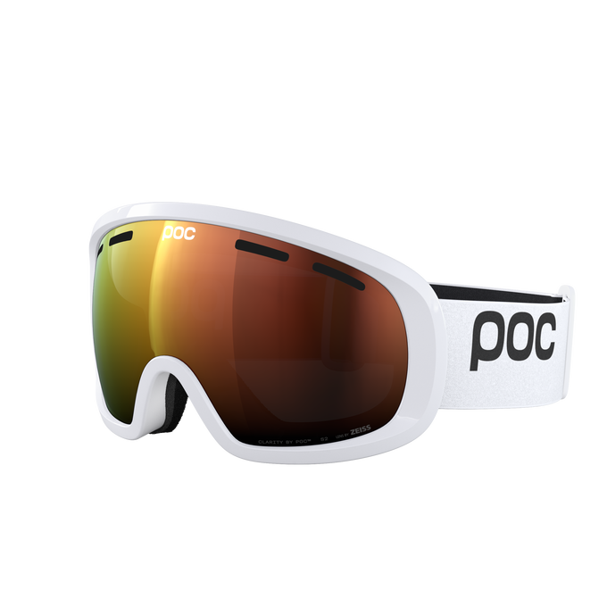 Skibrille POC Fovea Mid Hydrogen White/Partly Sunny Orange - 2025/26