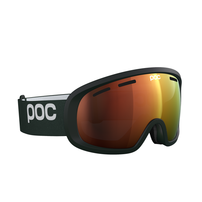 Skibrille POC Fovea Mid Pargasite Green/Partly Sunny Orange - 2025/26