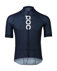 POC M's Essential Road Logo Jersey Calcite Blue/Dark Calcite Blue - 2024