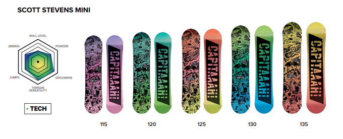 Snowboard Capita Scott Stevens Mini - 2025/26