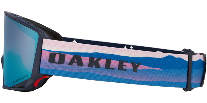 Brille Oakley Flow Scape L Mikaela Shiffrin Signature/Prizm Snow Sapphire Iridium + Additional lens Prizm Snow Iced Iridium - 2025/26