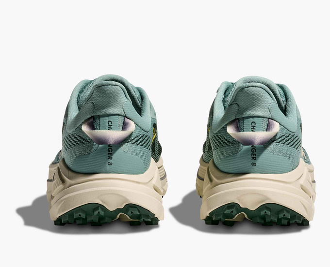 Man Schuhe Hoka Challenger 8 Jade/Truffle Salt