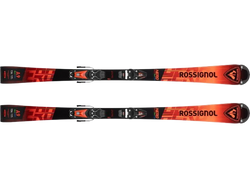 Skis Rossignol Hero Athlete Multievent 127-148 + NX 7 GW Lifter Black Hot Red - 2025/26