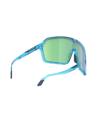 Sunglasses Rudy Project SPINSHIELD Crystal Azur/Multilaser Green