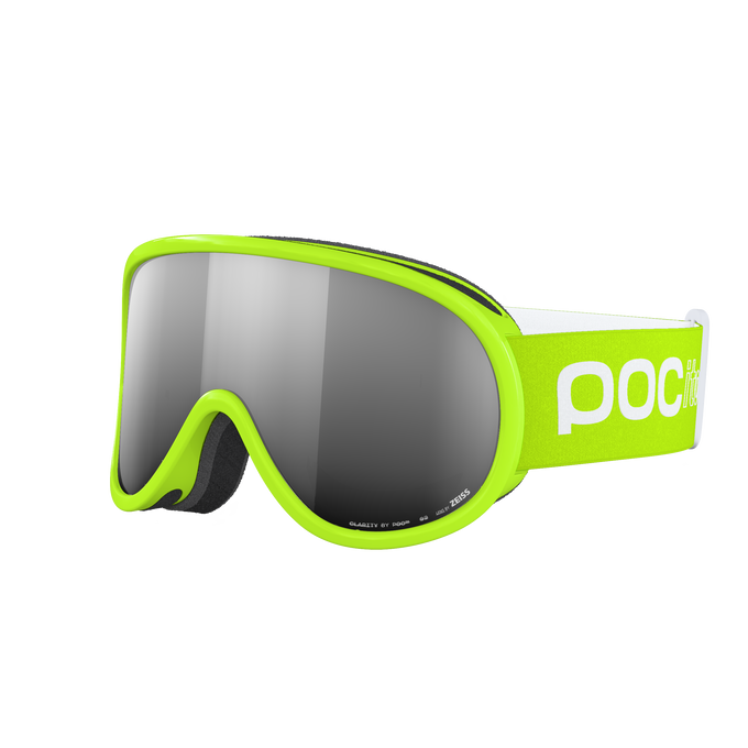 Goggles POC Pocito Retina Fluorescent Yellow/Green/Partly Sunny Silver - 2025/26
