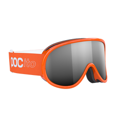 Goggles POC Pocito Retina Fluorescent Orange/Partly Sunny Silver - 2025/26