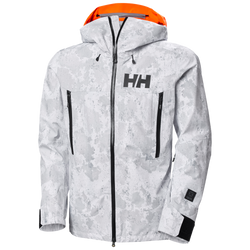 Skijacke Helly Hansen Sogn Shell 2.0 Jacket Grey Fog Snow Camo Aop - 2024/25