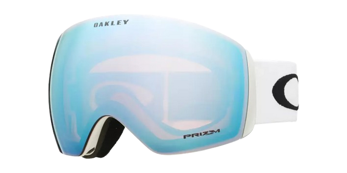 Brille Oakley Flight Deck L Matte White/Prizm Snow Sapphire Irid - 2025/26
