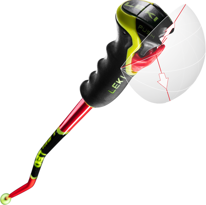 Skistöcke LEKI WCR Lite GS 3D Red - 2025/26