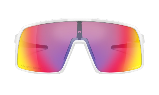 Sonnenbrille Oakley Sutro Custom Polished White Frame / Prizm Road Iridium Lenses