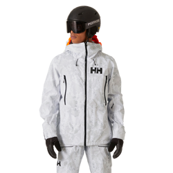 Skijacke Helly Hansen Sogn Shell 2.0 Jacket Grey Fog Snow Camo Aop - 2024/25