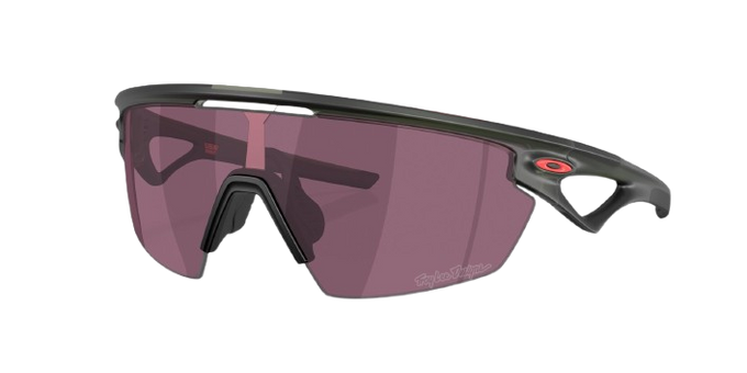 Sunglasses OAKLEY Sphaera Troy Lee Designs Mette Olive Ink Frame/Prizm Road Black Lenses