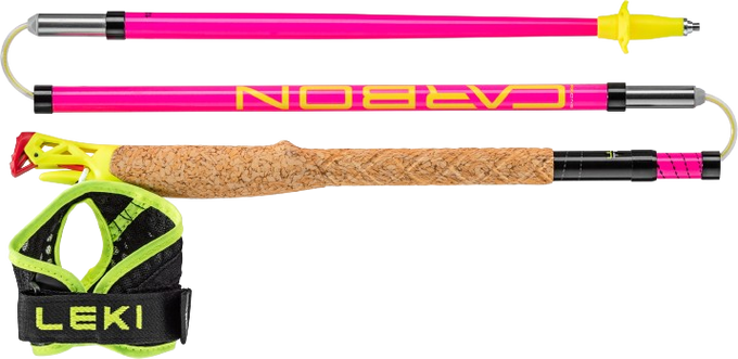 Poles Trail Running LEKI Ultratrail FX.One Pink