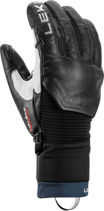 Gloves LEKI Hevon Pro 3D Black/Marine - 2025/26