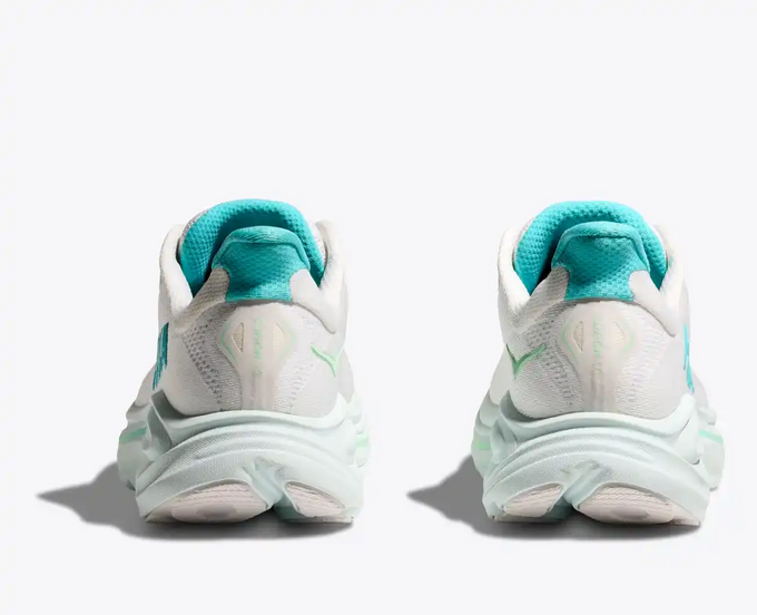 Damen Schuhe Hoka Clifton 10 White/Cielo Blue