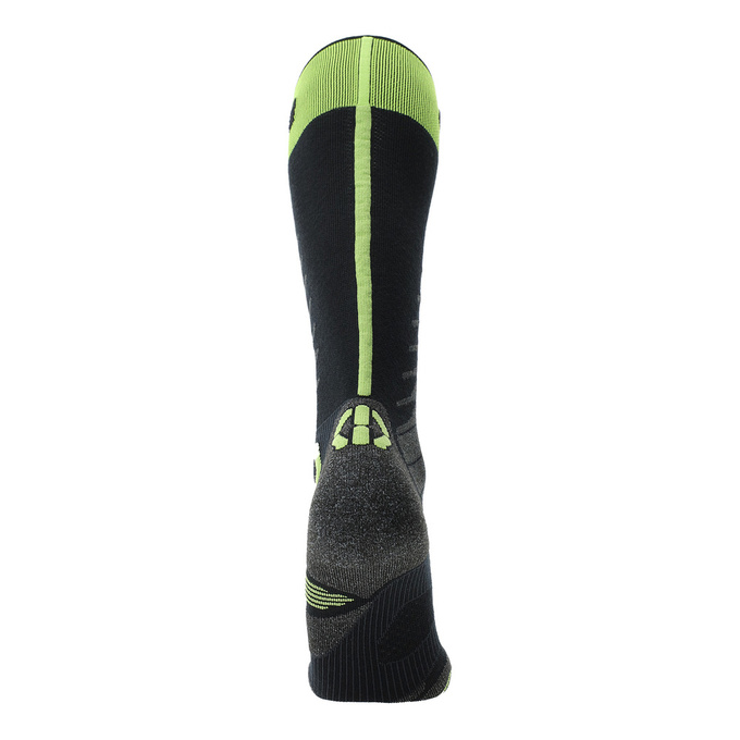 Skisocken UYN Man Ski One Merino Socks Black/Lime - 2025/26