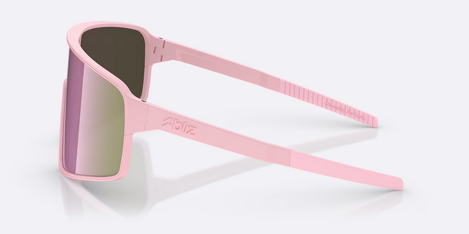 Sonnenbrille BLIZ P001 Frame Matte Powder Pink with Brown W Rose Multi Lenses