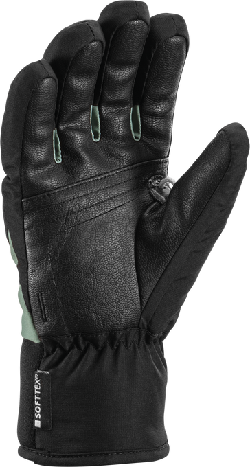 Handschuhe LEKI Griffin 3D Junior Black/Dusty Green - 2025/26