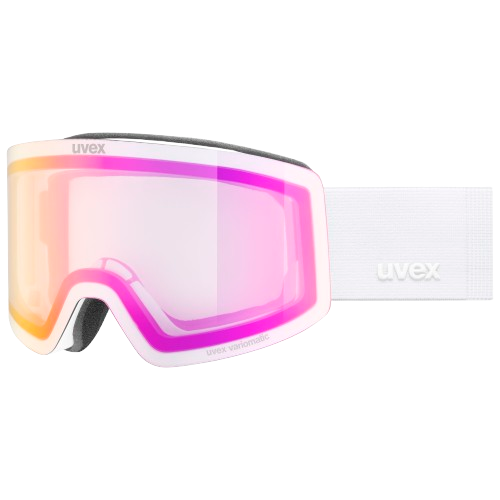 Goggles Uvex Provoqe V White Matt/Mirror Pink - 2025/26