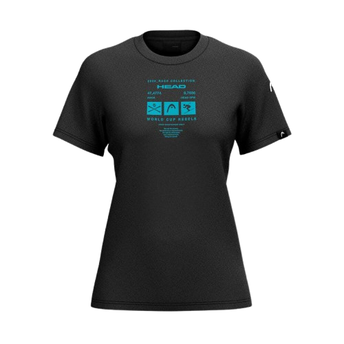 HEAD WCR T-Shirt Women Black - 2025/26