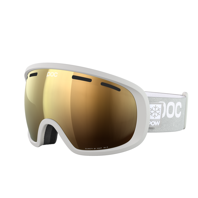Ski goggles POC Fovea Clarity POW JJ Mineral Grey/Sunny Gold - 2025/26